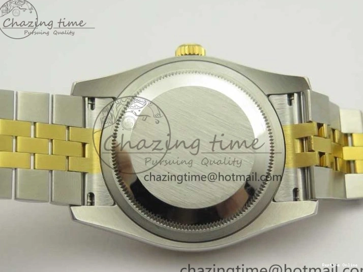 0413 DateJust 36 SS YG 126233 ARF 1:1 Best Edition Black Dial Stick Markers on SS YG Jubilee Bracelet SH ModernLook 3432